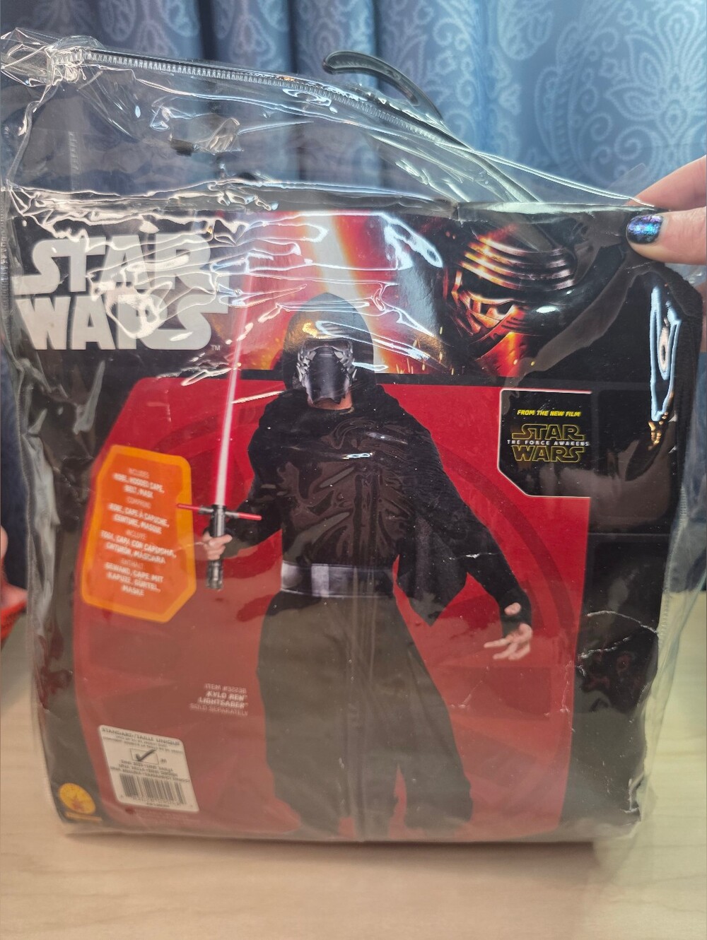 Star Wars The Force Awakens Deluxe Kylo Ren Costume Rubie's Standard Size 810669
